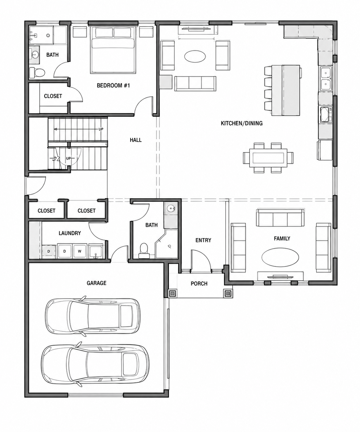 First-floor plan